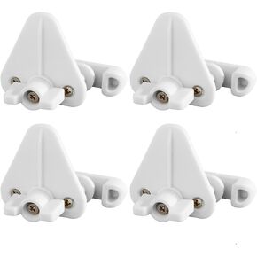 JZLiner Pontoon Gate Latch 4pcs Replacement Marine Boat Door Latches fits 1-1.25 in. Square Frames