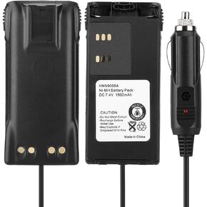 12 V Car Eliminator, Battery Eliminator Plastic Battery Eliminator, GP360 GP380 for Motorola HNN9008 GP338 GP340 GP320 GP328