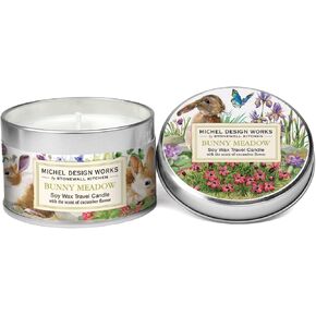 Michel Design Works Soy Wax Candle in Travel Tin Size, Bunny Meadow in Kuwait