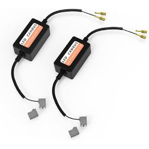 2024 Upgraded H1 H3 Canbus Decoder, H1 Resistor for LED Bulbs, Anti Flickering, Error Code Canceler, High Power LED Lights Decoder Driver Adaptor, 2PCS