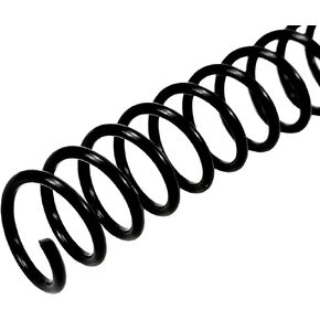 Rayson 25.4mm Spiral Binding Coil 1" Black Coil bindings Spines 4:1 Pitch 50/Box, SBR41254-50B