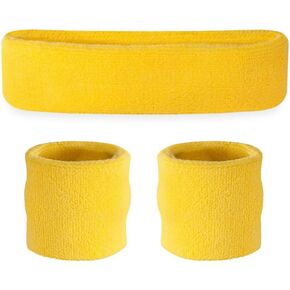 Suddora Sweatbands for Kids, Moisture Wicking 2 Wristbands and 1 Headband Set, Soft and Skin-Friendly Fabric, Moisture-Wicking Athletic Sweat Bands for Basketball, Baseball, Soccer
