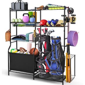 منظم مرآب تخزين حقيبة الجولف، حاملان لنوادي الجولف، منظم معدات الرياضة/اللعب، رف تخزين الكرة لنوادي الجولف وملحقاتها، تخزين معدات رياضية كبيرة جدًا in Kuwait