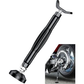 BRCOVAN Motorcycle Stand Wheel Chain Cleaning Maintenance Stand, Portable Motorcycle Lift Stand Jack, Replacement Ridding Emergency Tool for All Motorcycle, Set Includes Brake Buckle