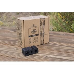 ZIPLINEGEAR Tree Saver Block Kit (for 2 Trees), Comes with Adjustable Straps for Trees up to 3FT in Diameter, 16 Heavy Duty Nylon Tree Saver Blocks
