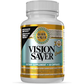 BODY SAVER Areds 2 Eye Supplements for Adults w/Luetin, Zeaxanthin, Bilberry & CoQ10 | Areds 2 Zinc Free Formula | Supports Eye Strain, Dry Eyes, and Vision Health Lutein Blend Areds 2 in Saudi Arabia