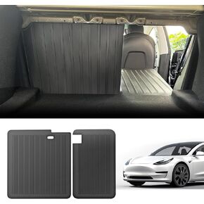 LASFIT Rear Back Seat Protector for Tesla Model Y 2020-2024, TPE Second Row Seats Back Cover, Waterproof Backrest Mats Model Y Accessories, 3 PCS