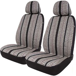 Baja Blanket Bucket Seat Cover for Car, Truck, Van, SUV - Airbag Compatible (2PCS Black)