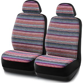 Baja Blanket Bucket Seat Cover for Car, Truck, Van, SUV - Airbag Compatible (2PCS Black)