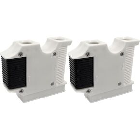 ISURE MARINE 2 Pcs Boat Fender Quick Draw Fender Hanger for Bumper, Pontoon Boat Fender Clips