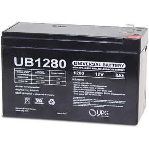 Universal - UB1280 12V 8AH Sealed Lead Acid Battery F1 .187 TT