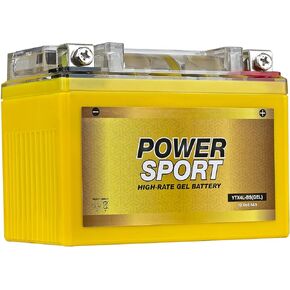ExpertPower YTX4L-BS GEL Battery Replacement for Kawasaki 125 Z125 PRO 17-19