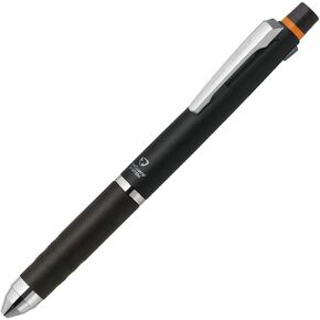 Zebra Multifunctional Item Delguard+2C, 2 Color 0.7mm Emulsion Ink Multi Bollpoint Pen + 0.5mm Pencil, Red Body (P-B2SA85-R)