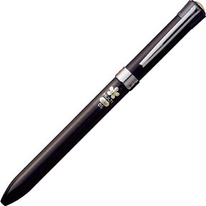 Mitsubishi Pencil MSXE370105.24 Jetstream F 2&1 Multi-Functional Pen, Luminous Black