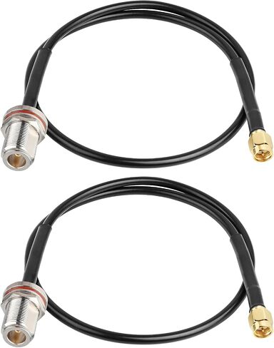 XRDS -RF SMA ذكر إلى N أنثى كابل 1FT، RG58 SMA ذكر إلى N أنثى كابل جبل الحاجز (2PCS) in Kuwait