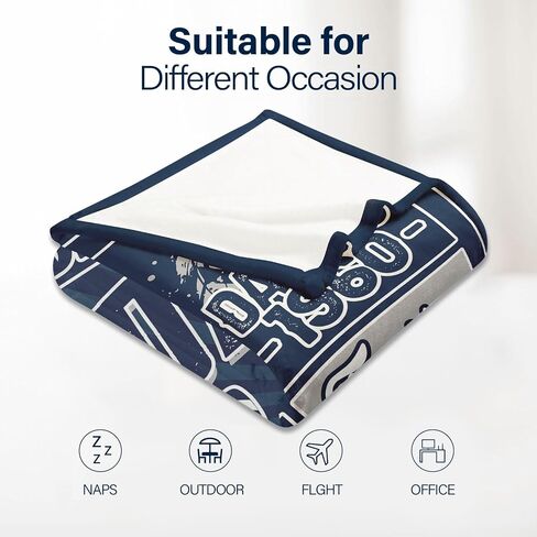Dallas Flannel Blanket 60x50 Inch, Football Team Blanket Gifts for Men Women Youth Fans, Football Blanket Splicing Travel Throw Blanket in Saudi Arabia
