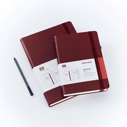 996DEMING Lined Journal Notebook - 360 Pages Journals for Writing A5 College Ruled Notebook,100gsm Lined Paper,Leather Hardcover Journal for Men and Women,Office Notebook for Work,5.75'' X 8.38'' in Saudi Arabia