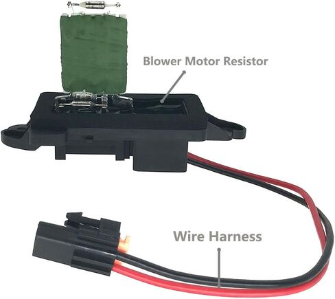 1581086 Blower Motor Resistor Complete Kit Manual AC Heater Control Module for Chevy Silverado Suburban Tahoe GMC Sierra Yukon Replaces 89019088 973-405 158-1086 22807123 in Saudi Arabia