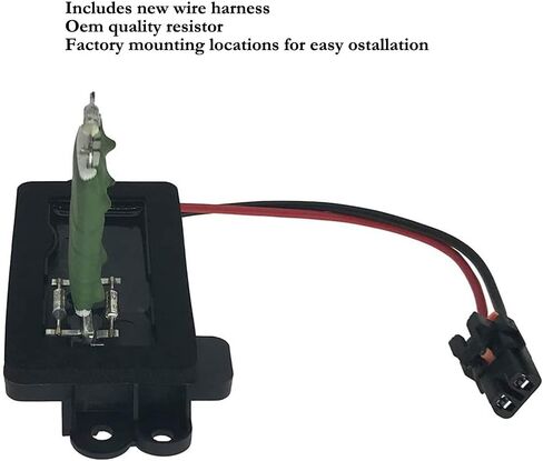 1581086 Blower Motor Resistor Complete Kit Manual AC Heater Control Module for Chevy Silverado Suburban Tahoe GMC Sierra Yukon Replaces 89019088 973-405 158-1086 22807123 in Saudi Arabia