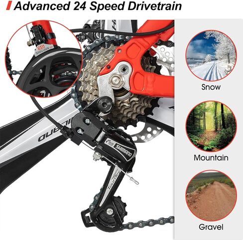 دراجة جبلية للنساء مقاس 26 بوصة من Hiland، دراجة للرجال والنساء مع 21 سرعة، دراجة جبلية بإطار من الفولاذ عالي الكربون، رياضية MTB للرجال البالغين in Kuwait