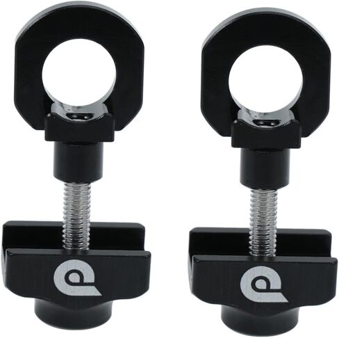 Unomor 2pcs سلسلة ضبط الموتر Fixie Bike Tool مناسبة للدراجات الفردية لون أسود سلسلة سرعة واحدة الموتر منظم دراجة واحدة دراجة سلسلة BMX معدات سلسلة واحدة in Kuwait