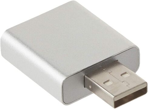 محول صوت ستيريو خارجي USB من الألومنيوم من SABRENT لنظامي التشغيل Windows وMac. التوصيل والتشغيل لا حاجة إلى برامج تشغيل. [الفضة] (الاتحاد الأفريقي-EMAC) in Saudi Arabia