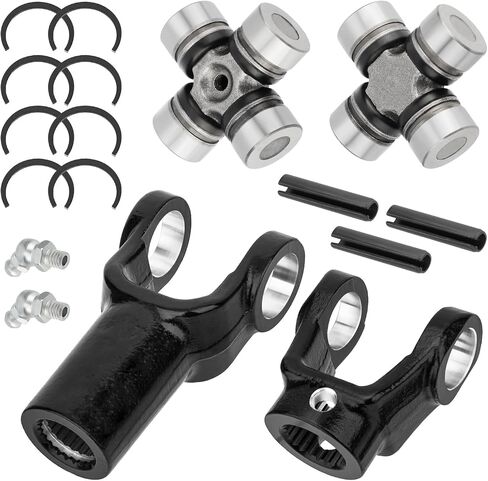JAVIK Knuckle Front Prop Shaft Yoke & U-Joint (2 Side) for Polaris Ranger 400 500 570 700 800 900 1000 Diesel HST ETX in Saudi Arabia