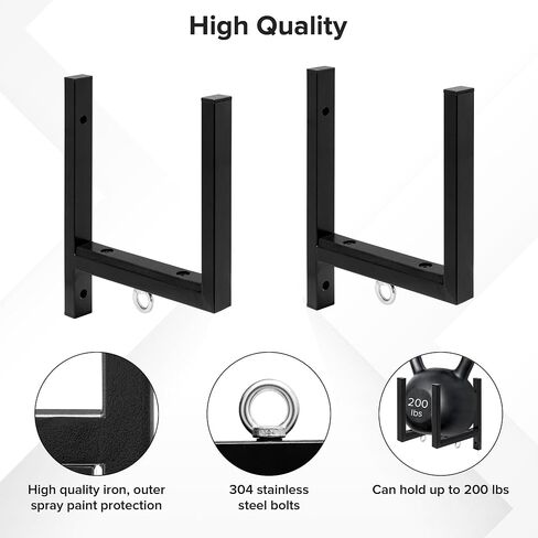 Ladder Rack for Trailer, 2 Racks Aluminum Side Mount Trailer Ladder Rack Fit for Enclosed Trailer in Saudi Arabia