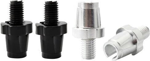 4 قطعة أداة ضبط رافعة الفرامل، برغي تعديل رافعة الفرامل 7 مم، براغي تعديل رافعة الفرامل من سبائك الألومنيوم الأسود/الفضي. in Kuwait