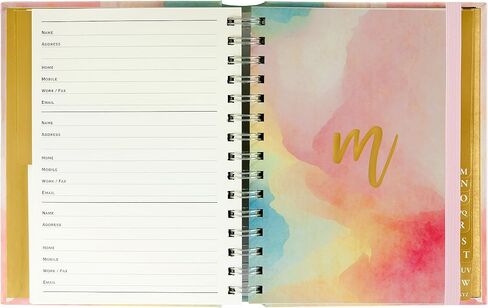Watercolor Sunset Large Address Book in Saudi Arabia