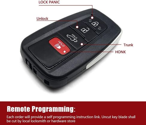 Key Fob FCC ID HYQ14FLA Fit for Toyota Highlander 2021 2022 Replace 8990H-0E370 Smart Remote Control Key Fob Keyless Entry 4 Button 315MHz in Saudi Arabia