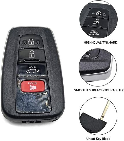 Key Fob FCC ID HYQ14FLA Fit for Toyota Highlander 2021 2022 Replace 8990H-0E370 Smart Remote Control Key Fob Keyless Entry 4 Button 315MHz in Saudi Arabia
