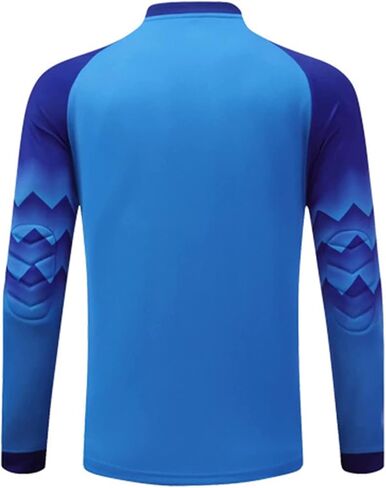 Kids Boys Training Soccer Jersey Uniforms Long Sleeve Soccer Goalkeeper Jersey Padded Goalie Shirt in Saudi Arabia
