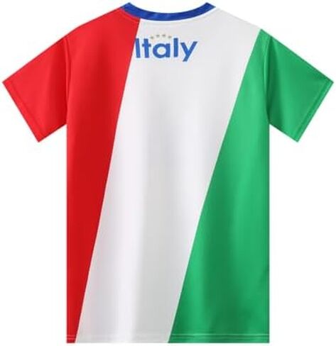Italy Italia Sports Soccer Football Boys Kids Youth Jersey Shirt Kit Shorts Set (Age 10-12 Yr) in Saudi Arabia