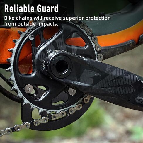 MTB Bash Guard - لكاسيت 26t-36t - موصل ISCG05 وISCG03 - سبيكة عالية القوة للشد - تحمي سلسلة الدراجة بشكل فعال - مصممة لسلاسل الدراجات الجبلية وسلاسل BMX in Kuwait