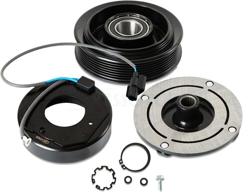 1653 AC Compressor Clutch Kit Air Conditioning Compressor Clutch Kit Compatible with 2008-2012 Accord 4 CYL 2.4L Replace# 11224C 6512753 38810R40A01 157333 10SR15C in Saudi Arabia
