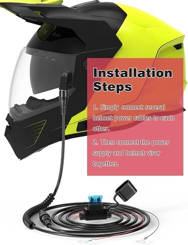 Helmet Replacement Electric Shield Wire, Tight Hook Up A Heated Shueld (Kit) in Saudi Arabia
