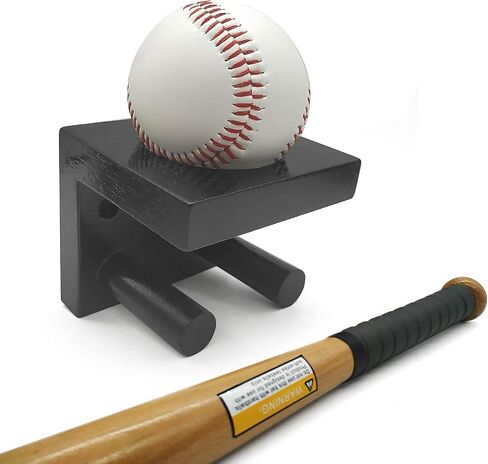 1 Pack Baseball Bat Holder Wall Mount Display Stand Hanger, Softball Storage Rack in Kuwait