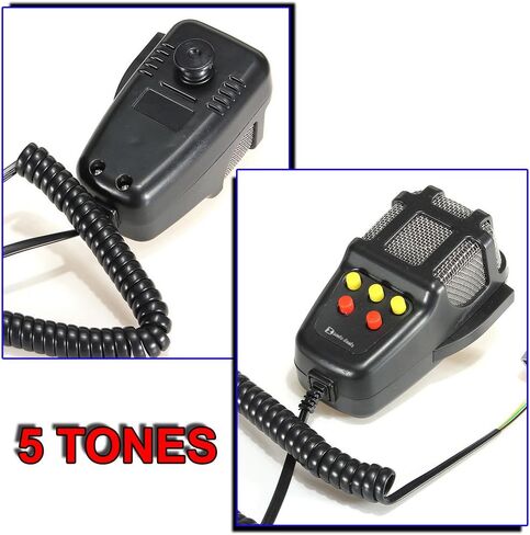 عروض Zento 80W Car Siren Horn Mic PA مكبر صوت نظام مكبر صوت للطوارئ - 5 نغمات in Kuwait