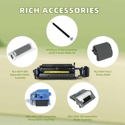 B5L35A الصيانة مجموعة الصيانة 110V متوافقة مع HP Color LaserJet M552 M553 M577 M577C M577Z M577DN M552DN M553DH M553DN M577F M553N M553x M53xm ، 02 in Kuwait