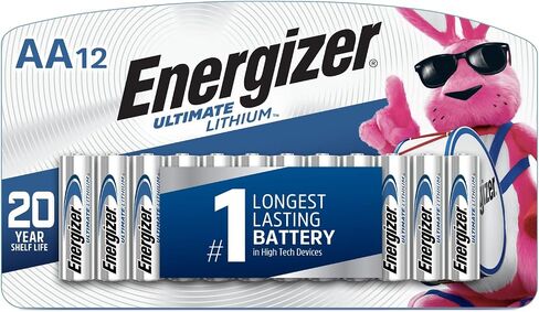 Energizer Ultimate Lithium AA Batteries, Long Lasting Lithium Double A Batteries and Ultimate Lithium AAA Batteries, Lithium Triple A Batteries Variety Pack, 24 AA and 24 AAA Batteries, 48 Count in Saudi Arabia