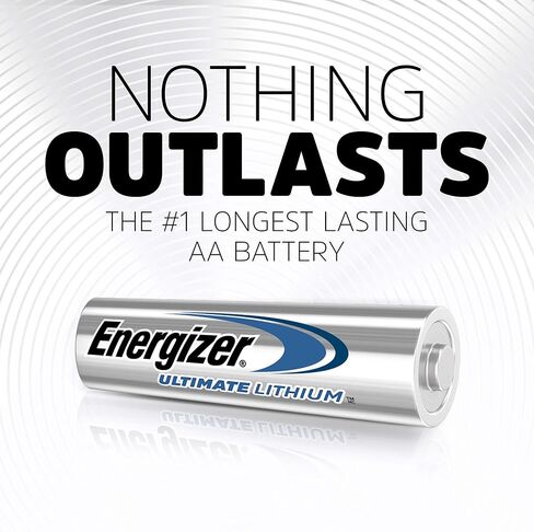 Energizer Ultimate Lithium AA Batteries, Long Lasting Lithium Double A Batteries and Ultimate Lithium AAA Batteries, Lithium Triple A Batteries Variety Pack, 24 AA and 24 AAA Batteries, 48 Count in Saudi Arabia
