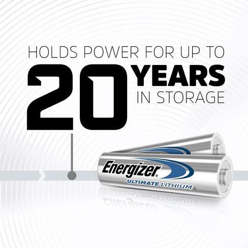 Energizer Ultimate Lithium AA Batteries, Long Lasting Lithium Double A Batteries and Ultimate Lithium AAA Batteries, Lithium Triple A Batteries Variety Pack, 24 AA and 24 AAA Batteries, 48 Count in Saudi Arabia
