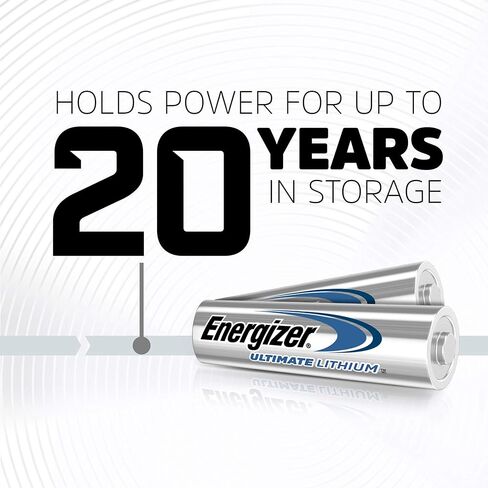 Energizer Ultimate Lithium AA Batteries, Long Lasting Lithium Double A Batteries and Ultimate Lithium AAA Batteries, Lithium Triple A Batteries Variety Pack, 24 AA and 24 AAA Batteries, 48 Count in Saudi Arabia