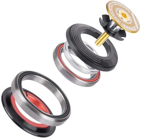 سماعة محمل للدراجة، محامل علوية لسماعة الرأس من سبائك الألومنيوم، سماعة رأس للدراجة الجبلية، تناسب جذع 1-1/8 بوصة أو 1-1/2 بوصة in Kuwait