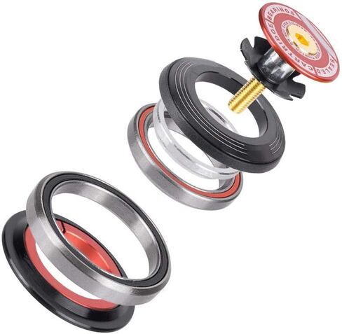 سماعة محمل للدراجة، محامل علوية لسماعة الرأس من سبائك الألومنيوم، سماعة رأس للدراجة الجبلية، تناسب جذع 1-1/8 بوصة أو 1-1/2 بوصة in Kuwait