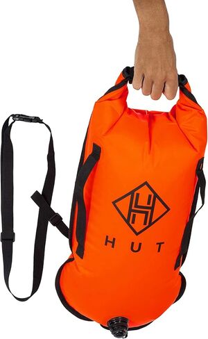 Swim Buoy Dry Bag - UK's Favorite Swimming Safety Float and Watertight Dry Bag for Open Water Swimmers, Triathletes and Snorklers. High Visibility Safety Swim Buoy – be seen be Safe (28L) in Saudi Arabia