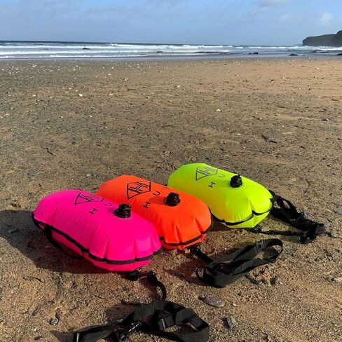 Swim Buoy Dry Bag - UK's Favorite Swimming Safety Float and Watertight Dry Bag for Open Water Swimmers, Triathletes and Snorklers. High Visibility Safety Swim Buoy – be seen be Safe (28L) in Saudi Arabia