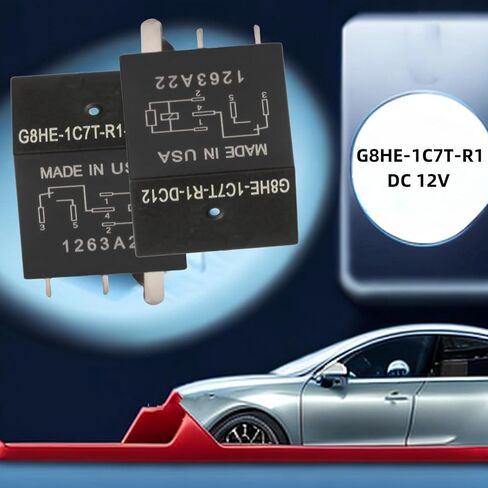2pcs Automobile Relay G8HE-1C7T-R1-DC12 G8HE-1C7T-R1 12V G8HE-1C7T-R1-12VDC G8HE 1C7T R1 DC12 5PIN in Saudi Arabia