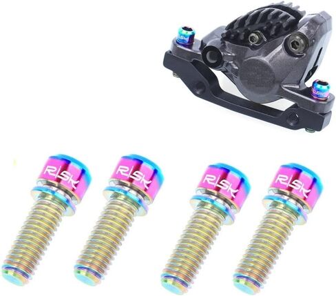 مجموعة من 4 قطع براغي من التيتانيوم لدراجات الطرق الجبلية والدراجات الجبلية، M6X20mm in Saudi Arabia